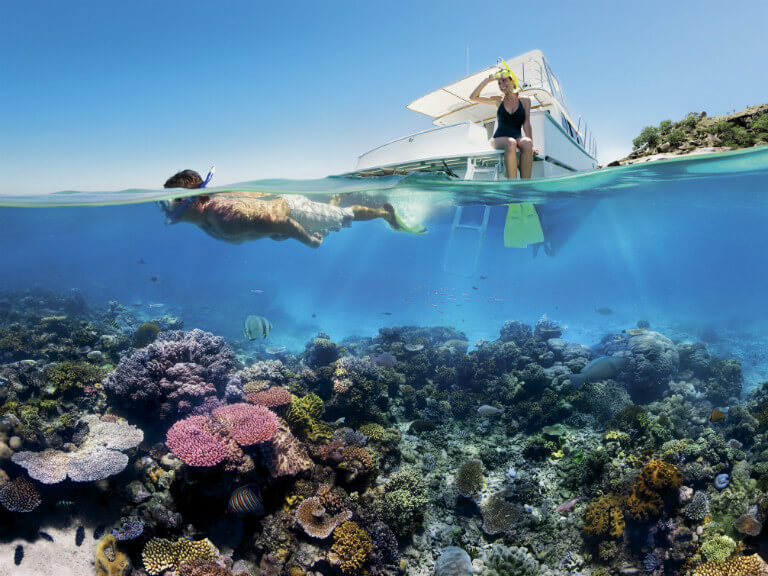 Snorkelling the Great Barrier Reef from Port Douglas, Australia. 7 Days Australia Vacation Package