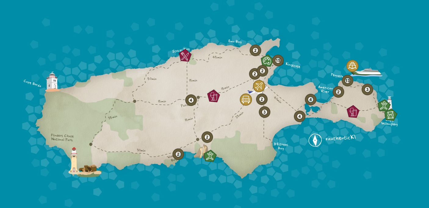 Kangaroo Island On World Map