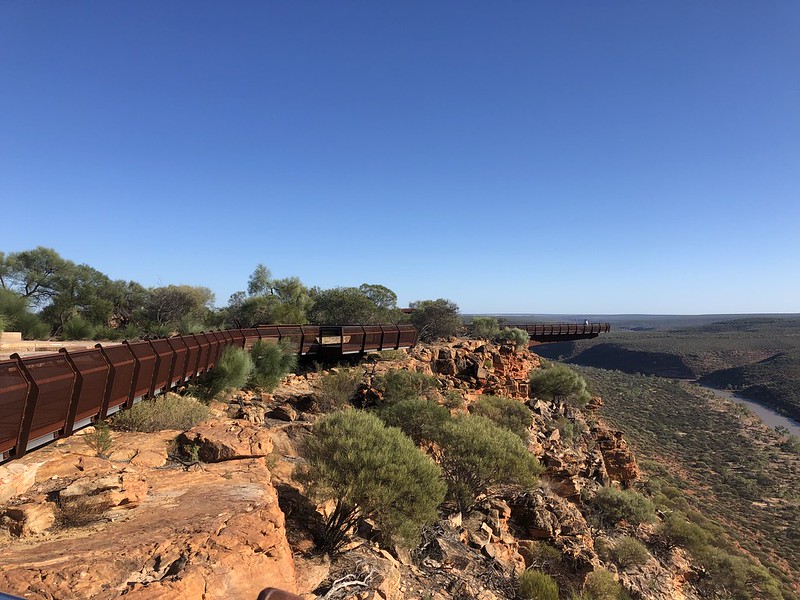 The Sky Walk in the Kalbarri National Park was opened in March 2020 and is truly a stunning setting.