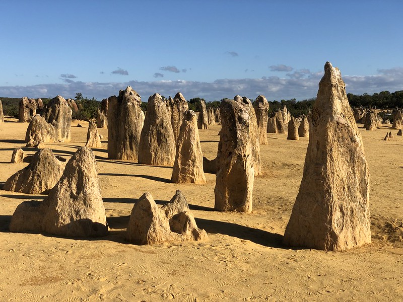 The famous Pinnacles at located in the Nambung National Park just south of Cervantes.