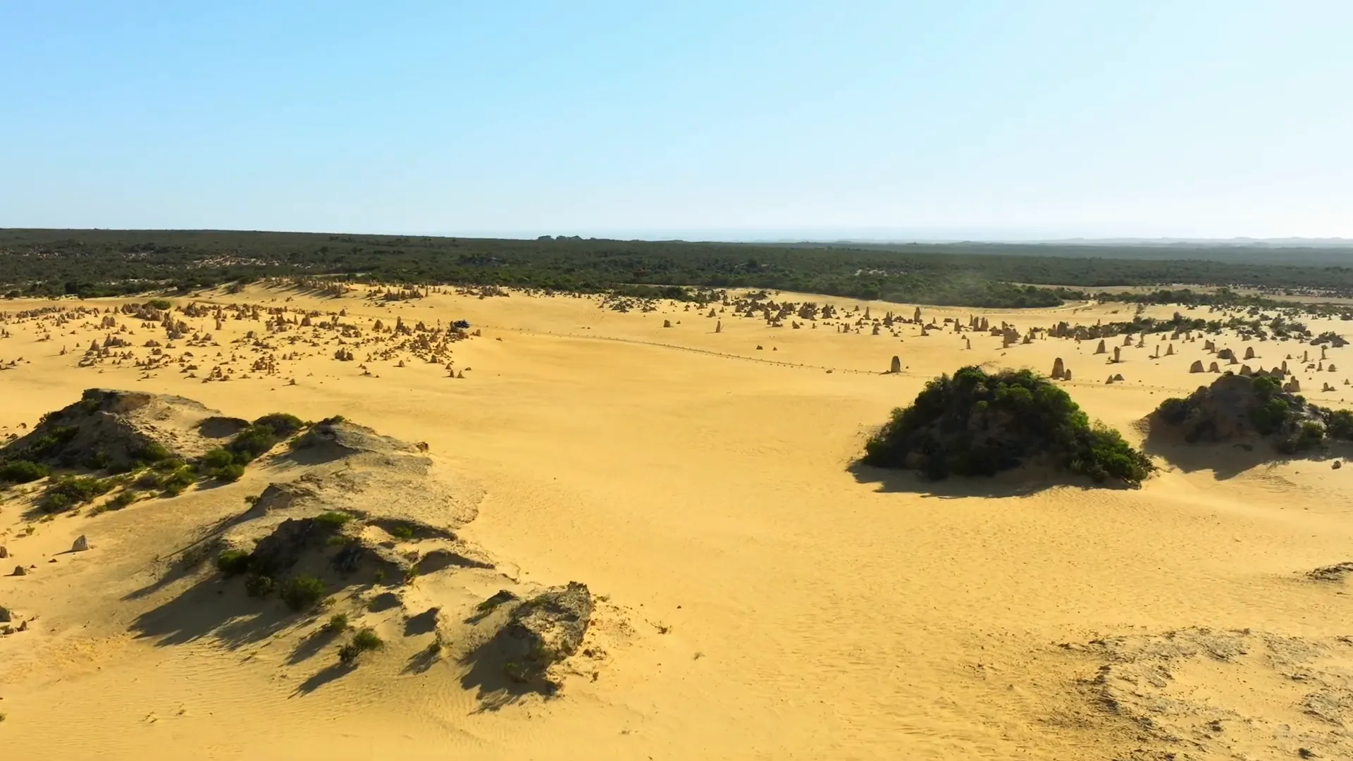 Limestone formations in Pinnacles Desert
