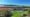 Aerial view of Yarra Valley vineyards and rolling hills